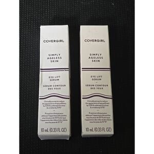 COVERGIRL Simply Ageless Skin Eye‎ Lift Serum - 2 NEW in package. 10 ml each.
